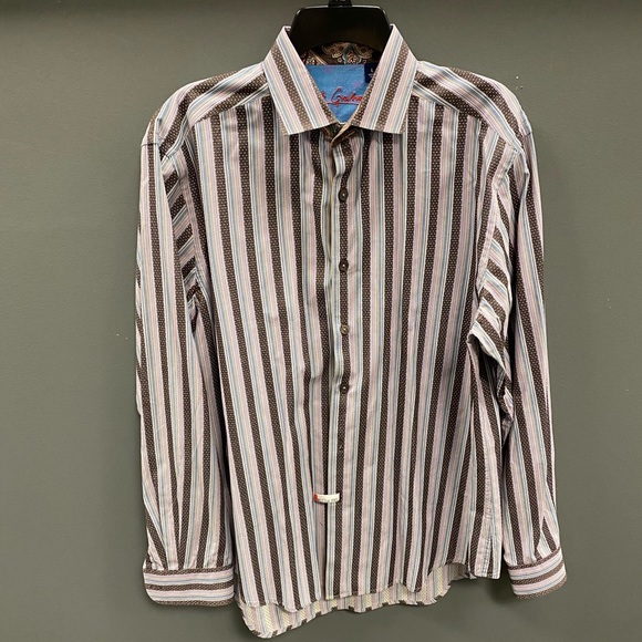 Robert Graham Long Sleeve Button Down Shirt Size Large - Picture 1 of 10